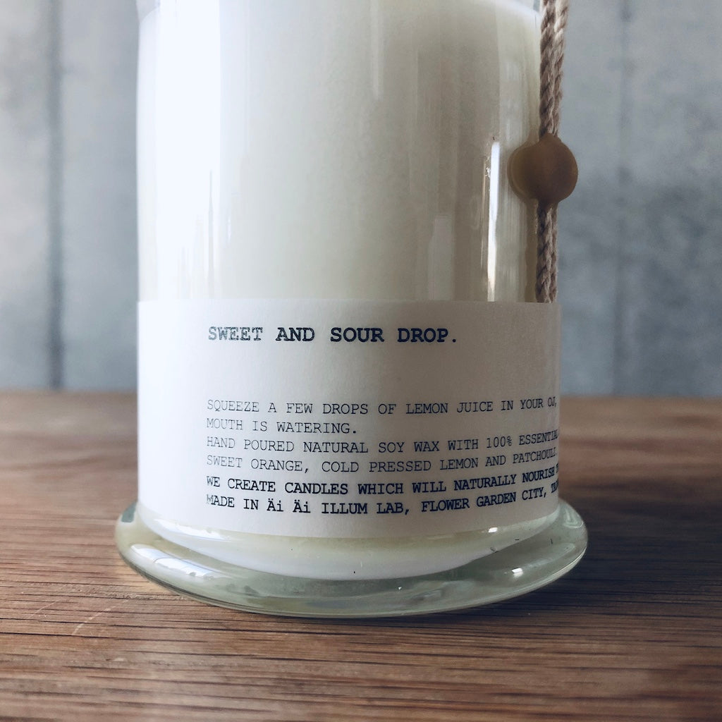 キャンドル - 04 SWEET AND SOUR DROP 150g - Borderless Creations