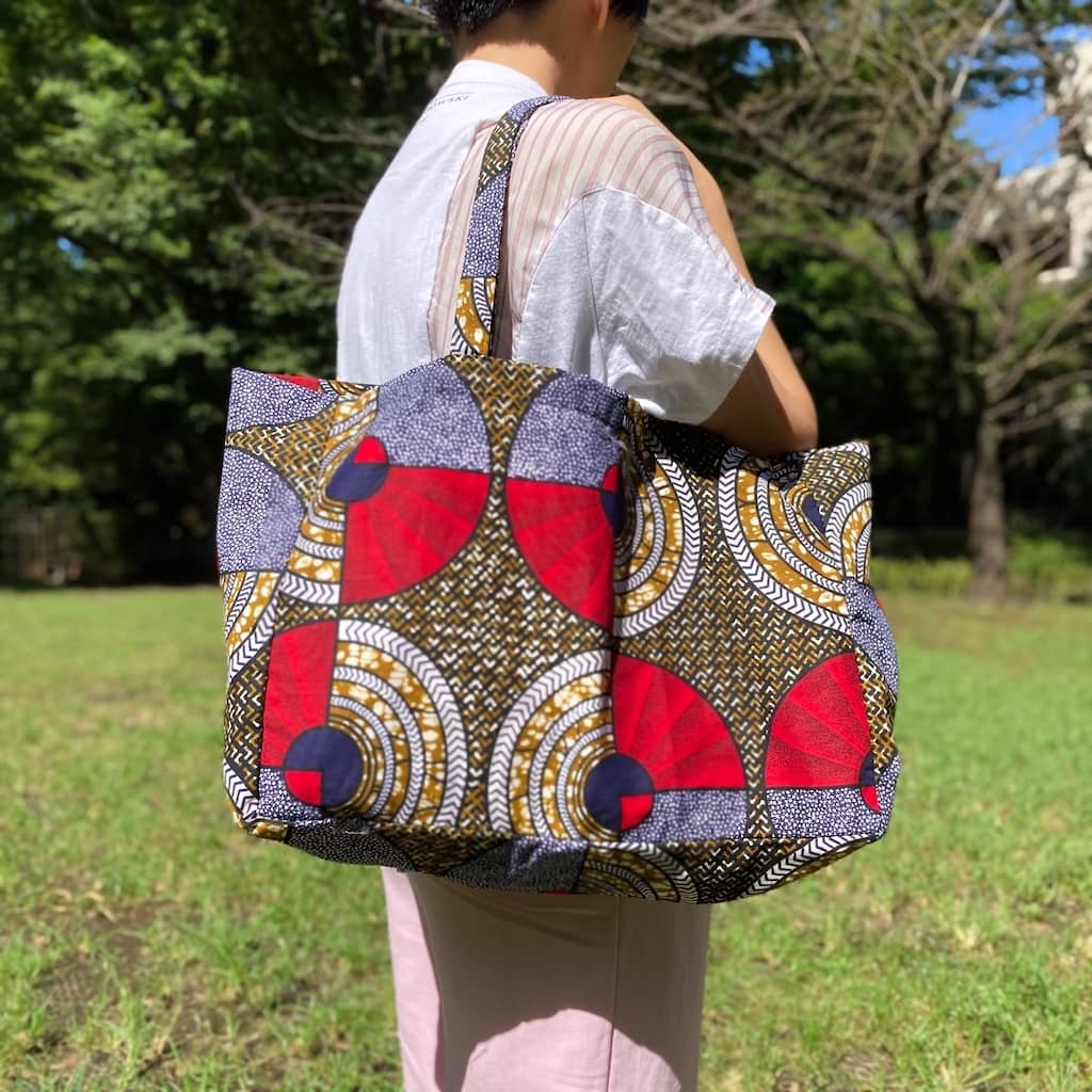 バッグ - BROWN/RED/WHITE - Borderless Creations