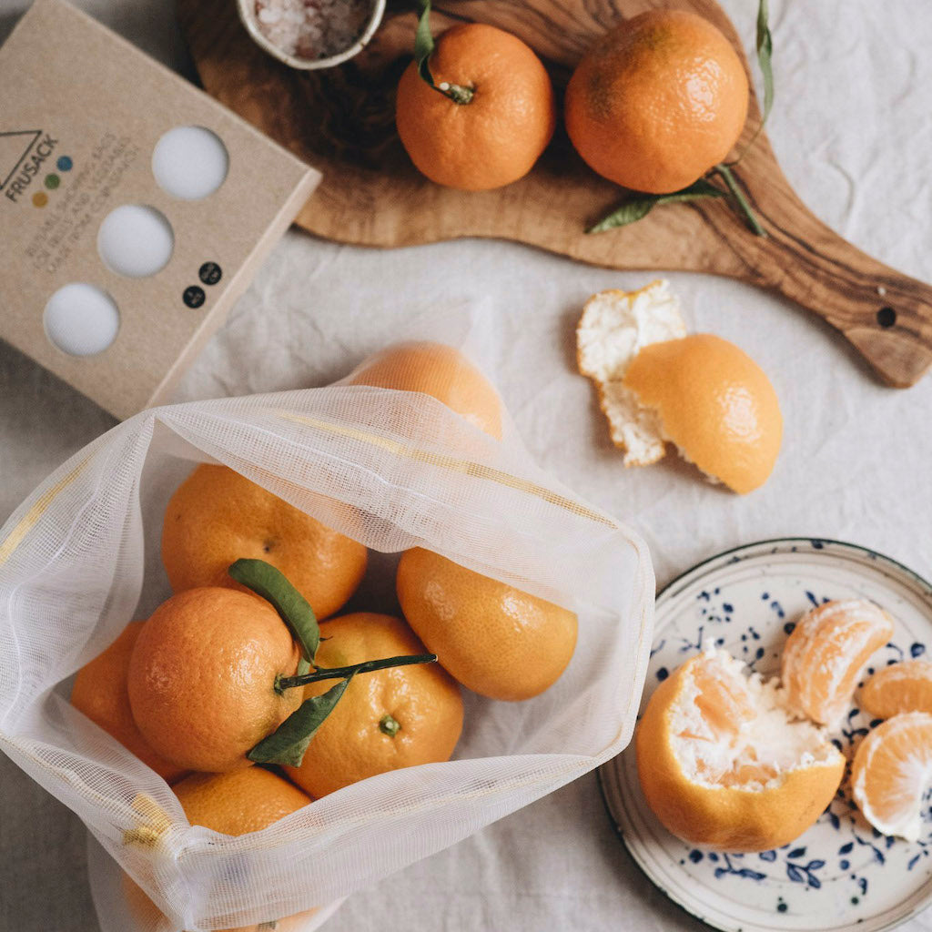 再利用できるプロデュース・バッグ - FRUSACK TRIO - Borderless Creations