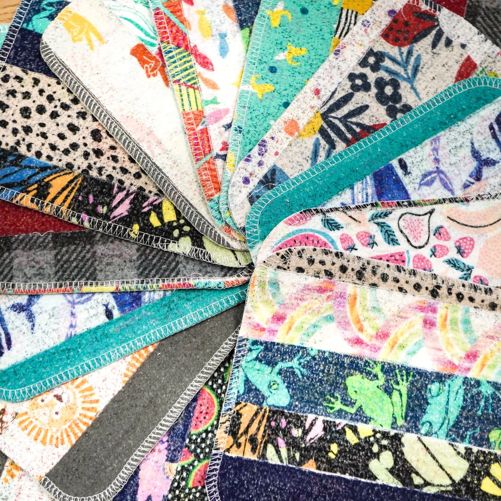 端切れを使ったディッシュ・クロス - Borderless Creations