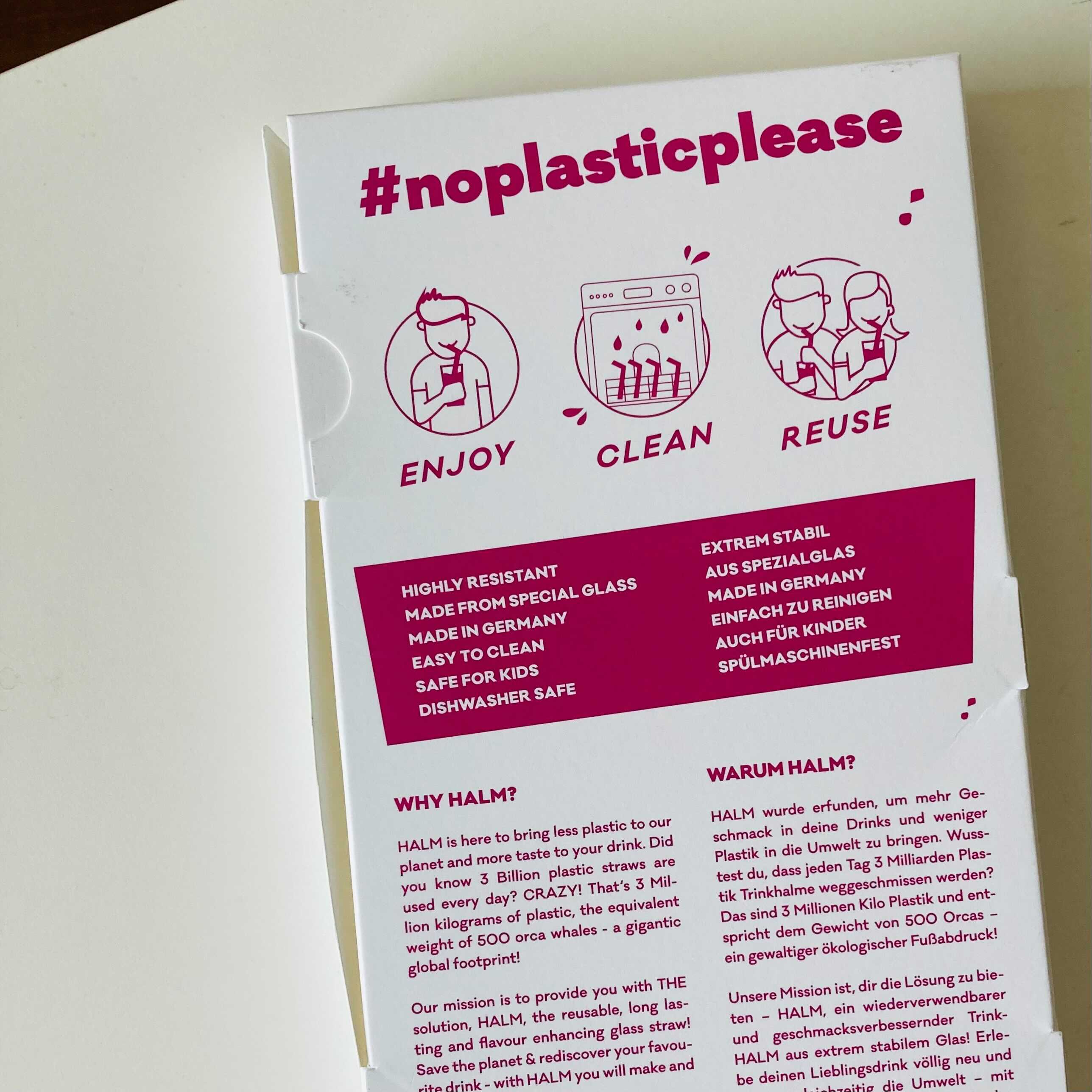 ガラスストロー ストレート&カーブ 4本セット - Borderless Creations