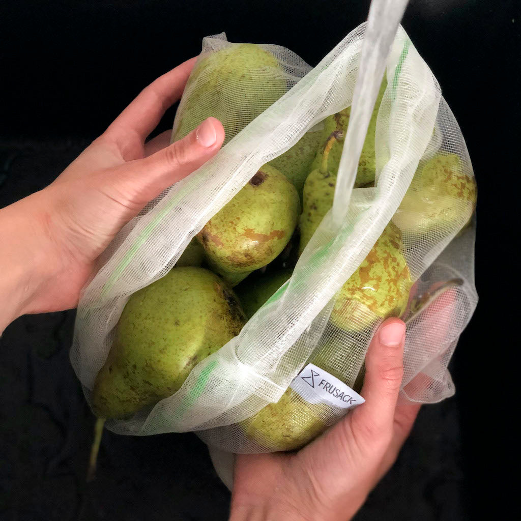 再利用できるプロデュース・バッグ - FRUSACK DUO - Borderless Creations