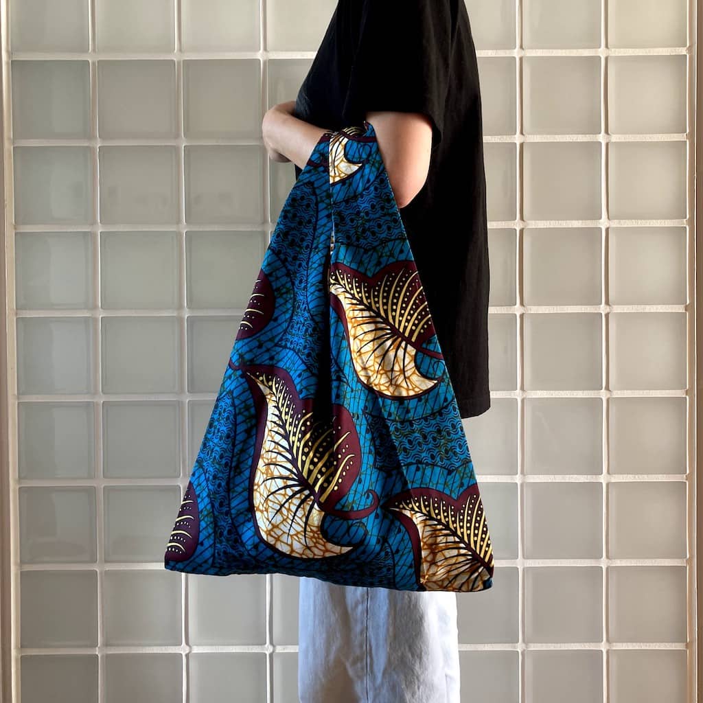 ワックスプリントバッグ - LEAF - Borderless Creations