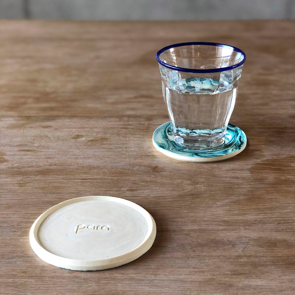 マーブル模様コースター - Borderless Creations