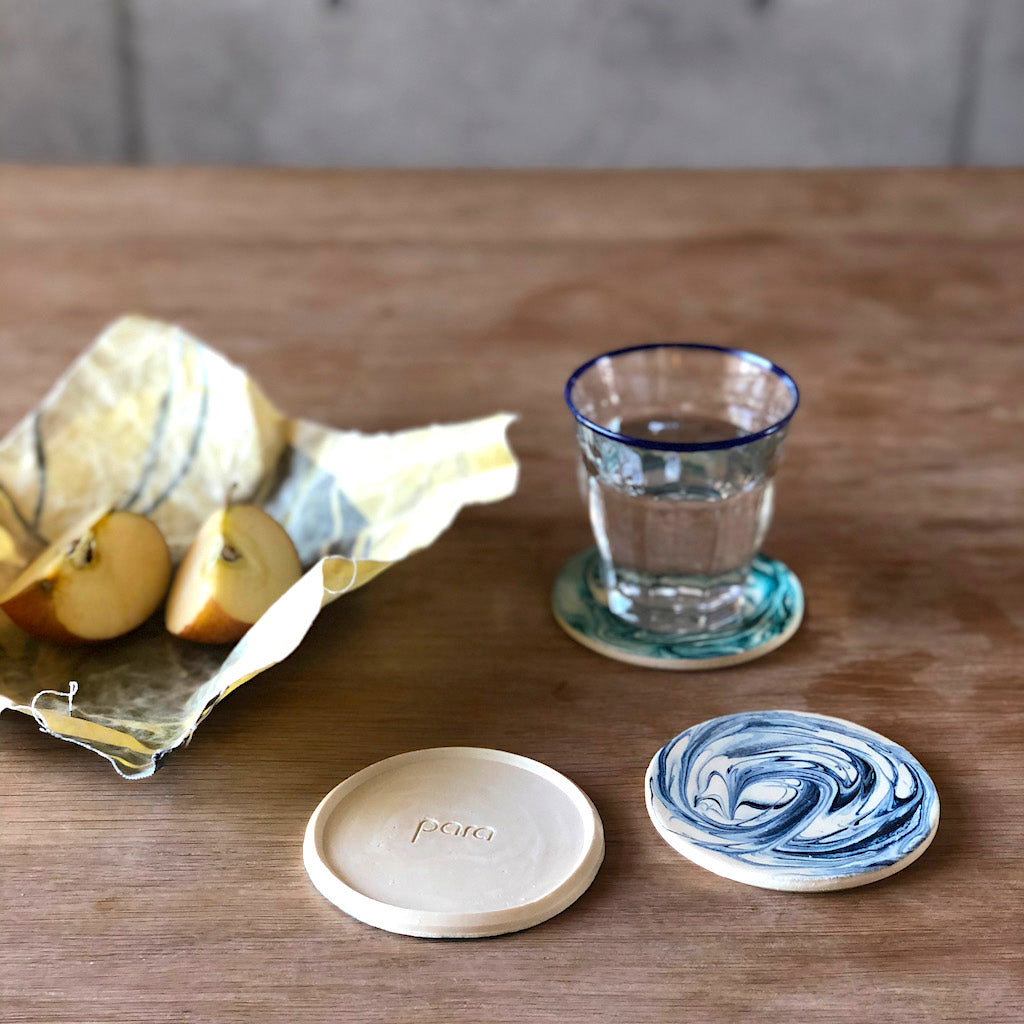 マーブル模様コースター - Borderless Creations