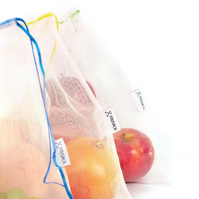 再利用できるプロデュース・バッグ - FRUSACK TRIO - Borderless Creations