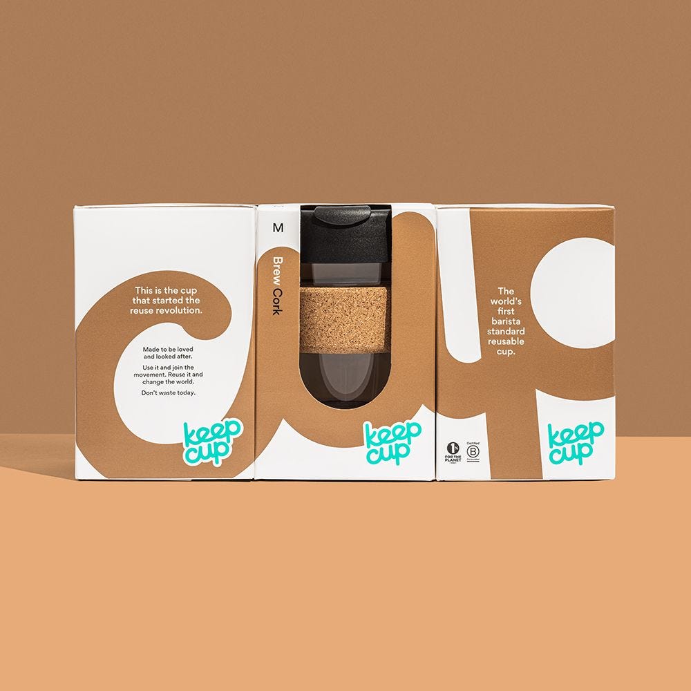 BREW CORK KEEPCUP 8oz - ALDER - Borderless Creations