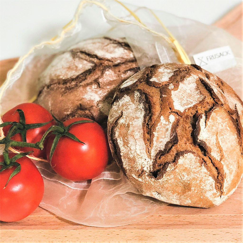 再利用できるプロデュース・バッグ - FRUSACK DUO - Borderless Creations