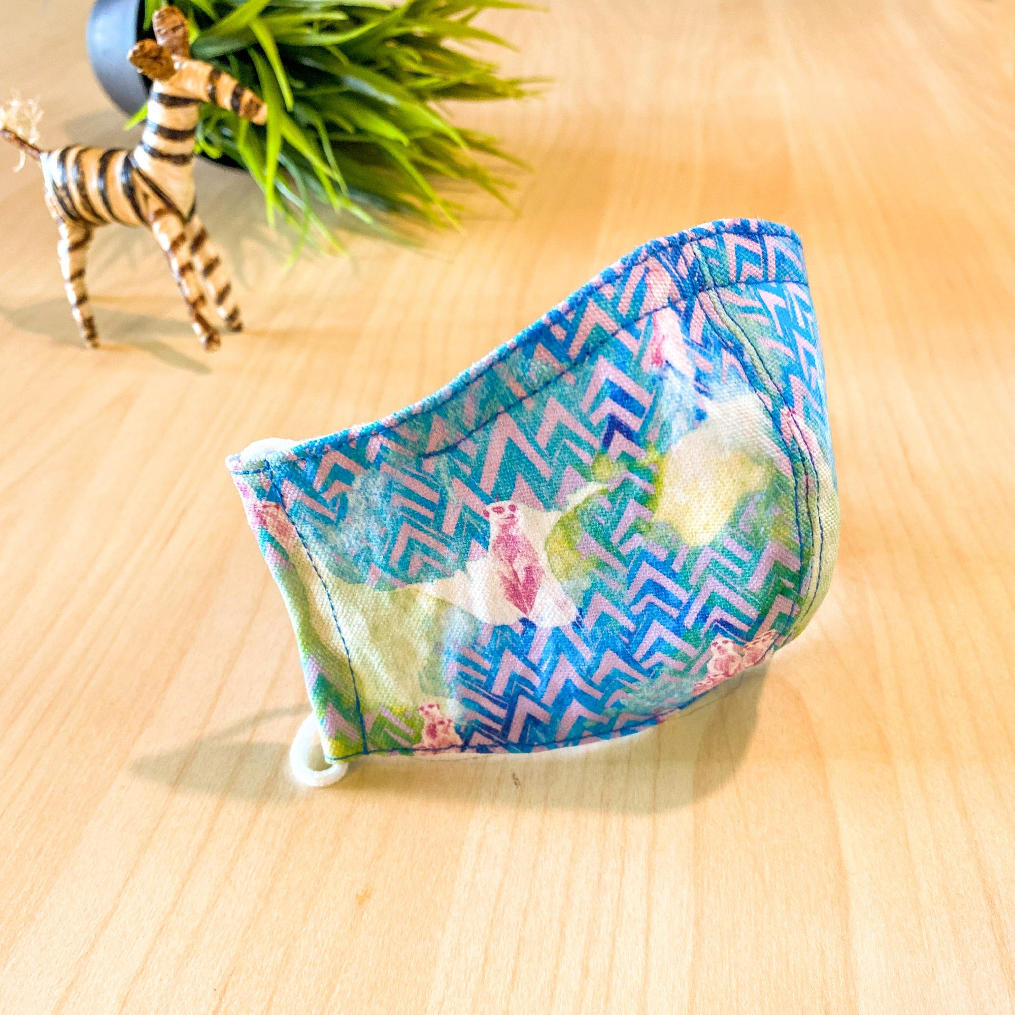 ハッピーアートマスク - MEERKAT (KIDS) - Borderless Creations