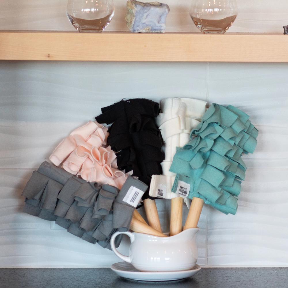 洗えるハンドモップ - ORGANIC COTTON FLEECE - Borderless Creations