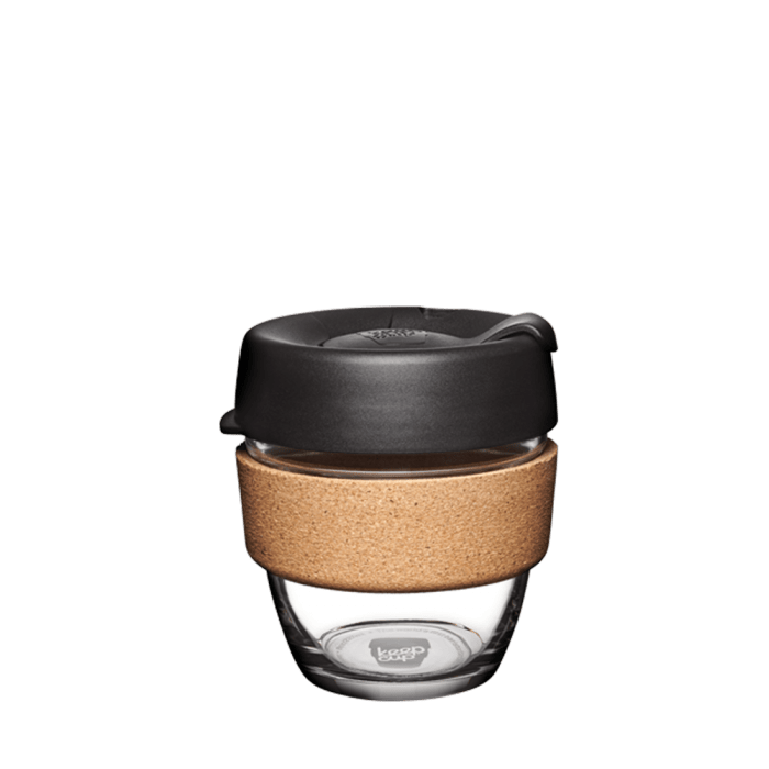 BREW CORK KEEPCUP 8oz - BLACK - Borderless Creations