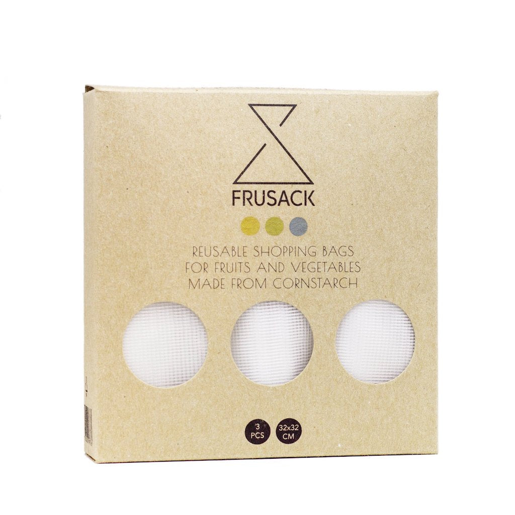 再利用できるプロデュース・バッグ - FRUSACK TRIO - Borderless Creations