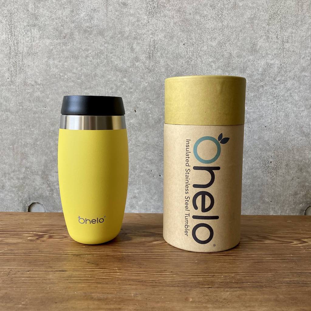 Ohelo White Bee Leakproof Travel Mug, Reusable coffee cup