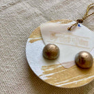 AROMA STONE FULL MOON (MIDDLE) - GOLD BLUE - Borderless Creations
